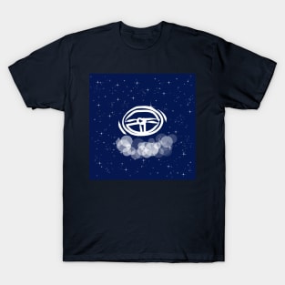 rudder, transport, travel, driver, adventure, technology, light, universe, cosmos, galaxy, shine, concept T-Shirt